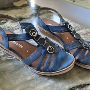 Brand new Remonte sandals.  Size 41.  Lovely blue colour.